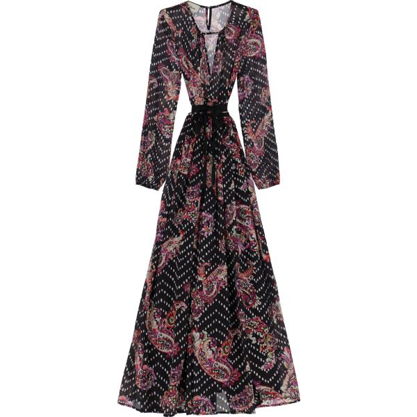 vestiti lunghi Dixie multicolore paisley