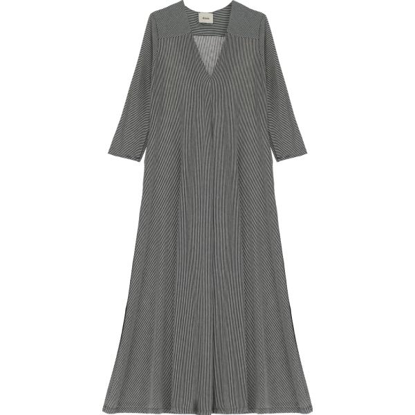 vestiti lunghi Dixie grigio a righe
