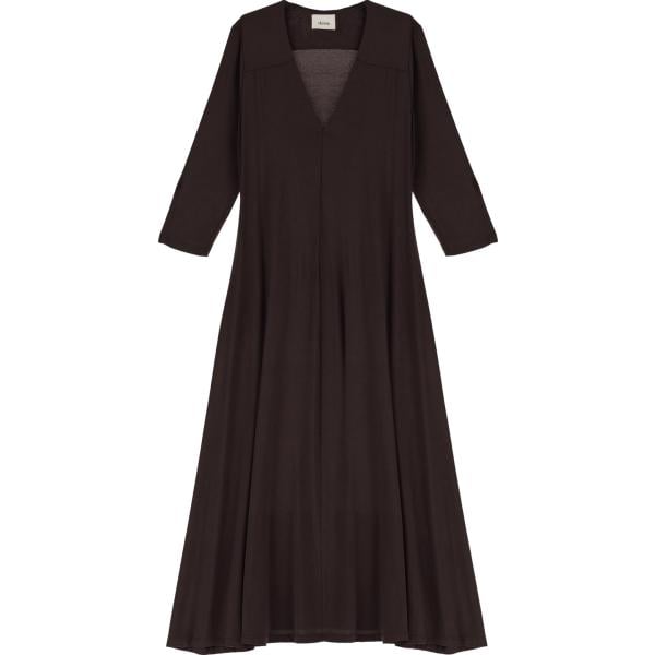 vestiti lunghi Dixie marrone tinta unita