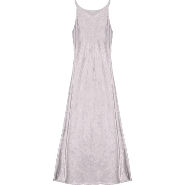 vestiti lunghi Dixie grigio tinta unita