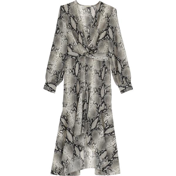 vestiti asimmetrici Dixie grigio animalier