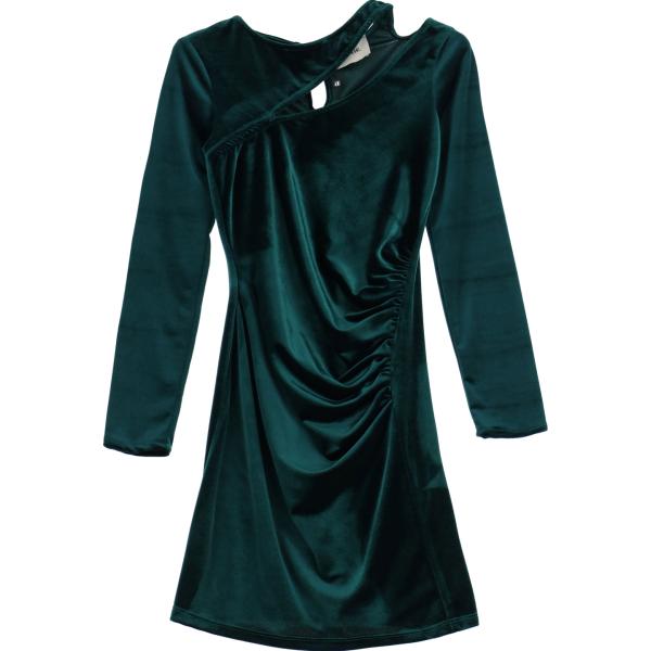 vestiti corti Dixie blu tinta unita