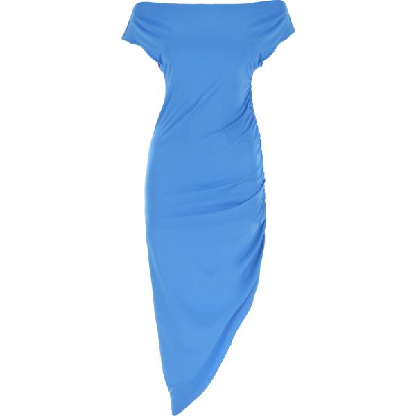 vestiti lunghi Dixie blu tinta unita
