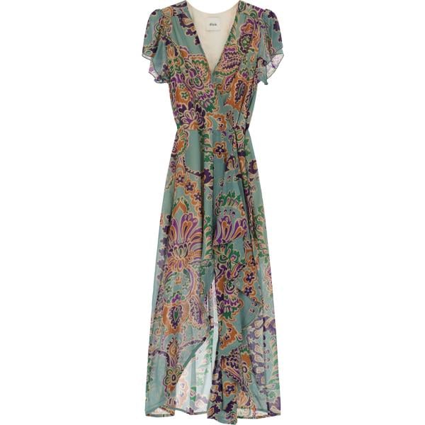 vestiti Dixie verde con stampe