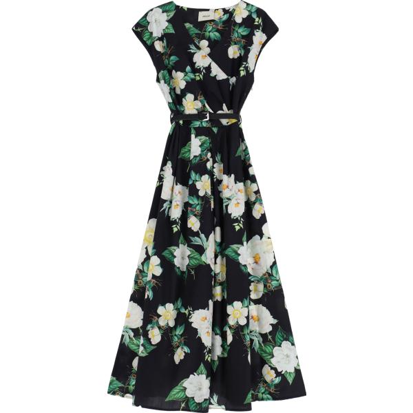 vestiti lunghi Dixie blu a fiori