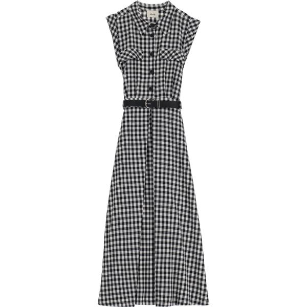 vestiti lunghi Dixie grigio a quadri