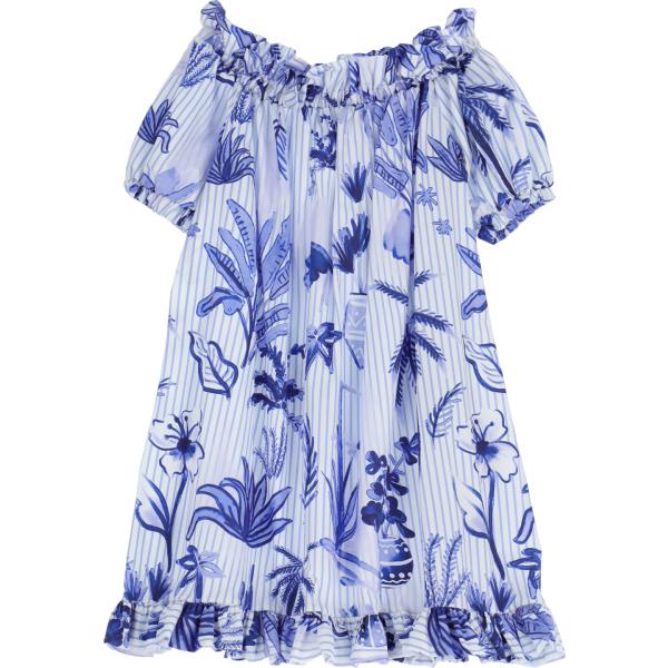 vestiti corti Dixie viola a fiori