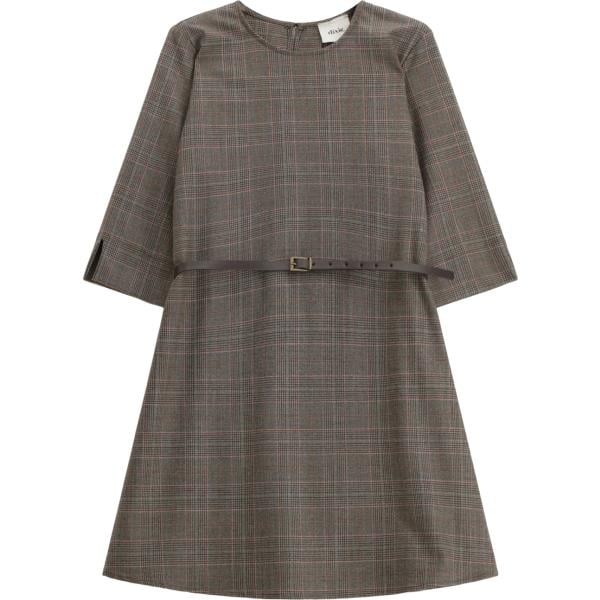 vestiti corti Dixie verde a quadri