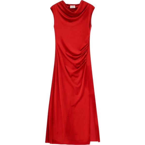 vestiti midi/longuette Dixie rosso tinta unita