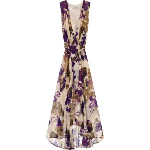vestiti senza maniche Dixie multicolore con stampe