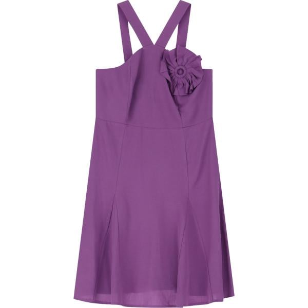 vestiti asimmetrici Dixie viola a fiori