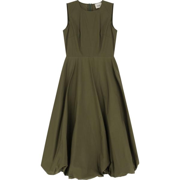 vestiti midi/longuette Dixie verde tinta unita