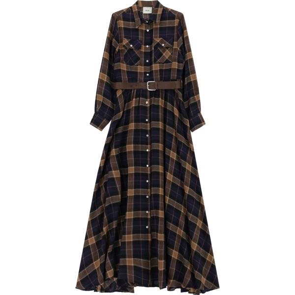 vestiti lunghi Dixie nero a quadri