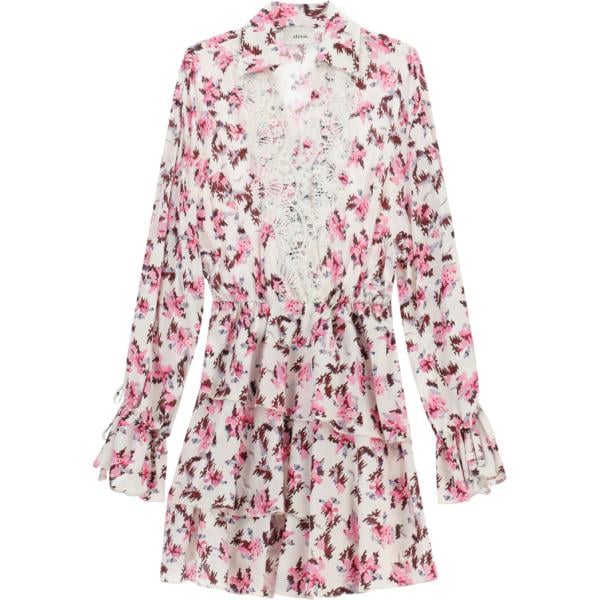 vestiti corti Dixie grigio con stampe