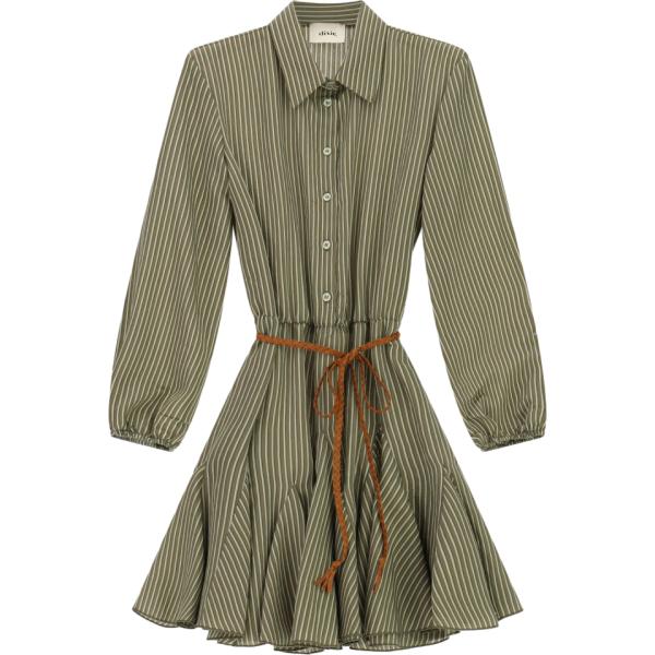 vestiti corti Dixie verde a righe