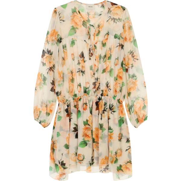 vestiti corti Dixie bianco con stampe