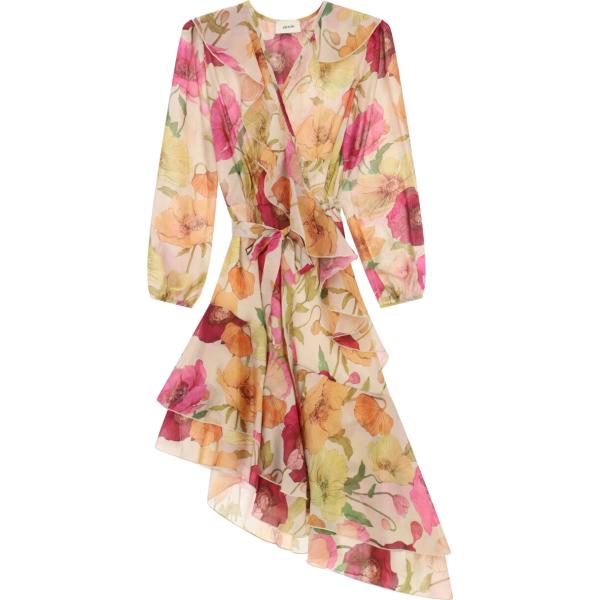 vestiti corti Dixie marrone a fiori