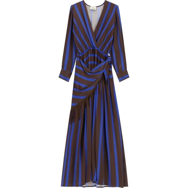 vestiti lunghi Dixie marrone a righe