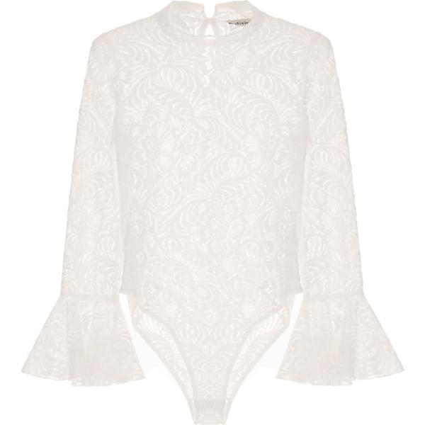 body Dixie bianco tinta unita