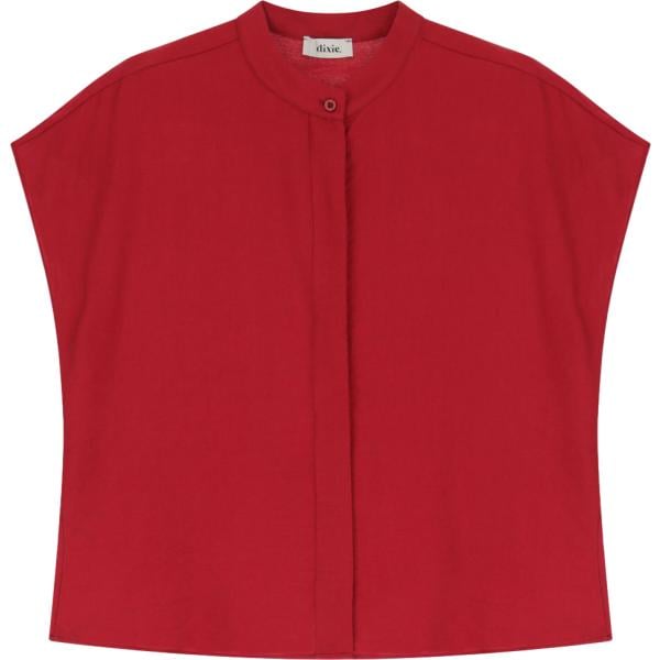 camicie a manica corta Dixie rosso