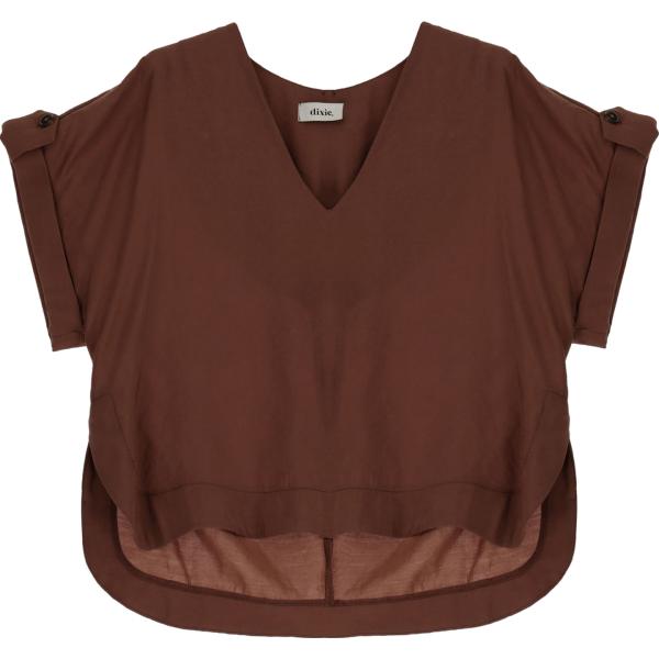 camicie a manica corta Dixie marrone