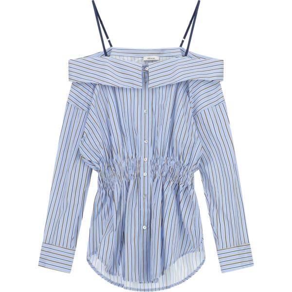 camicie Dixie blu a righe