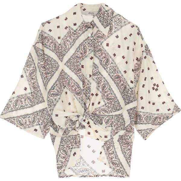 camicie Dixie bianco con stampe