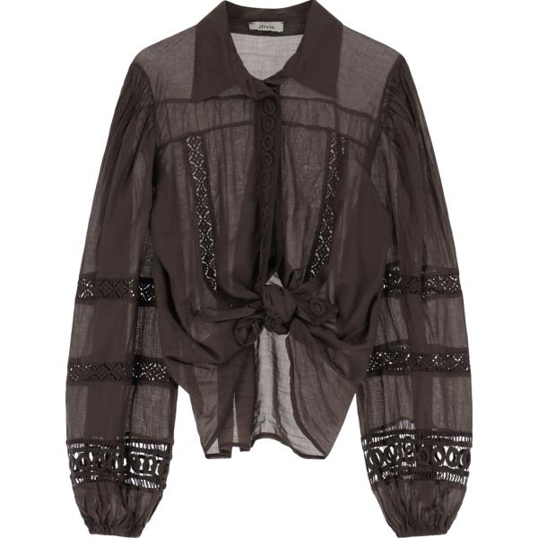 camicie Dixie marrone