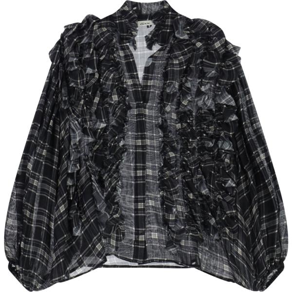 camicie Dixie nero a quadri