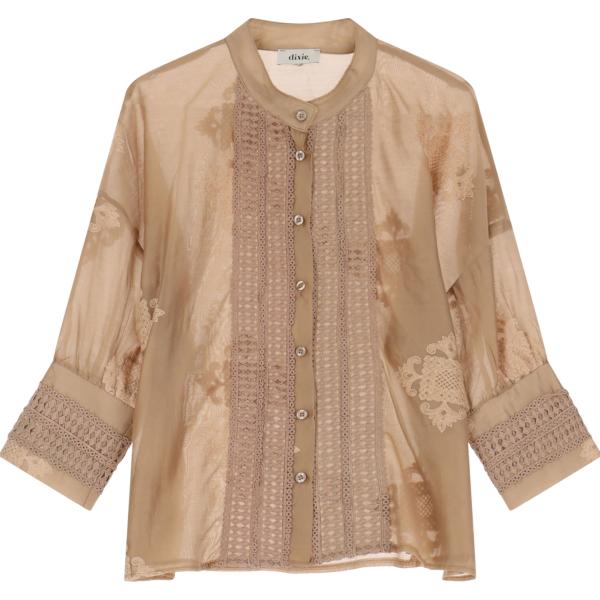 camicie Dixie marrone