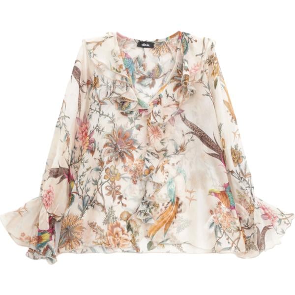 bluse Dixie bianco a fiori