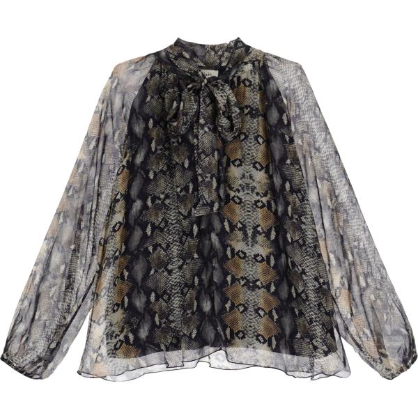 camicie Dixie grigio animalier