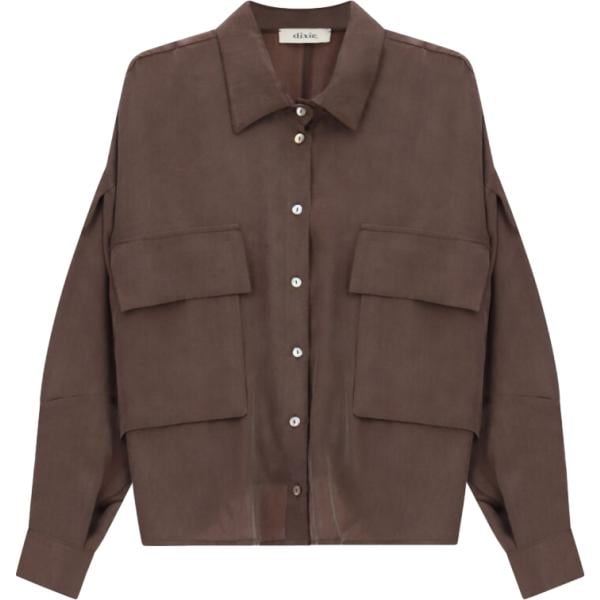 camicie Dixie marrone