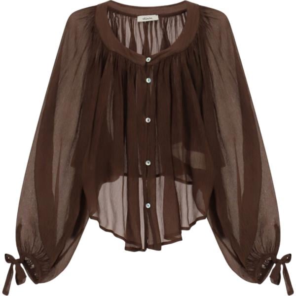 camicie Dixie marrone