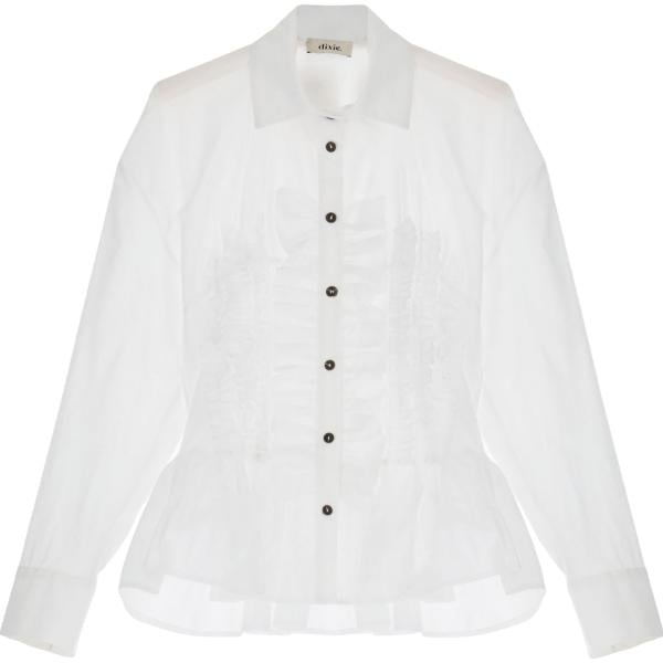 camicie Dixie bianco tinta unita