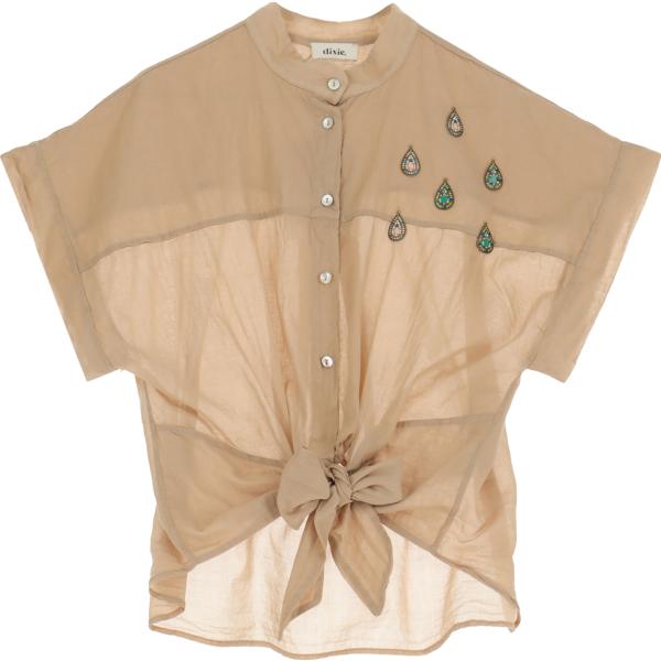camicie a manica corta Dixie marrone
