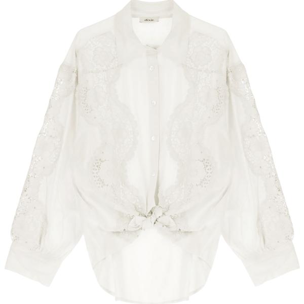 camicie Dixie bianco a fiori