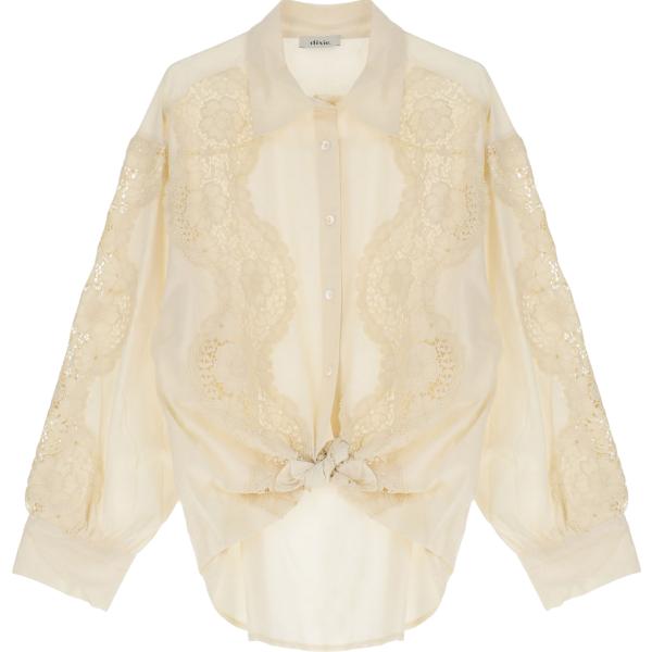 camicie Dixie marrone a fiori