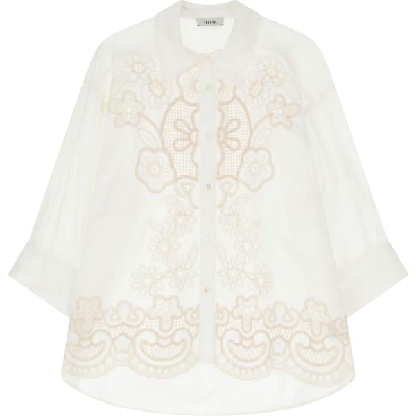 camicie Dixie bianco a fiori