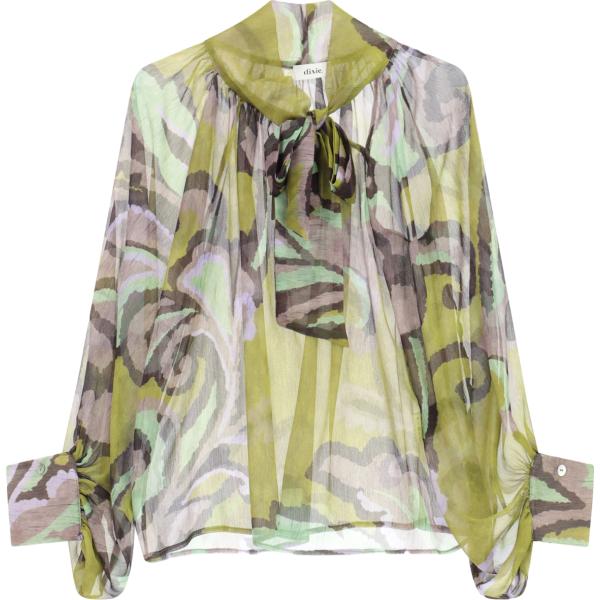 camicie Dixie grigio con stampe