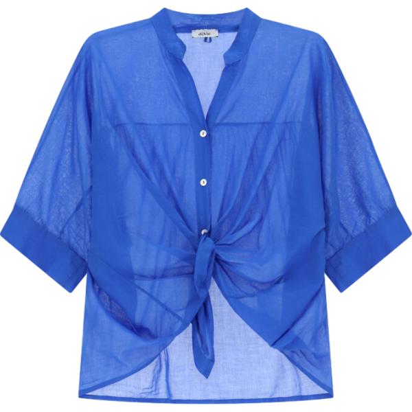 camicie a manica corta Dixie blu