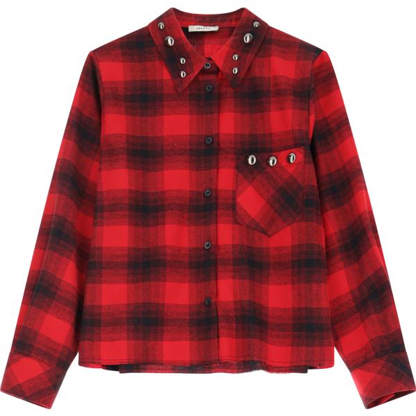 camicie Dixie rosso scozzese