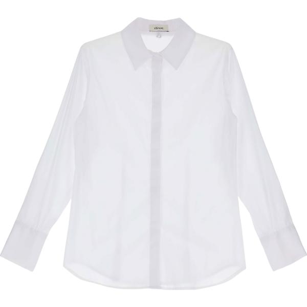 camicie Dixie bianco tinta unita