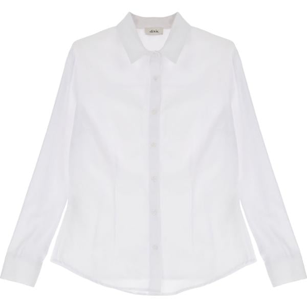 camicie Dixie bianco tinta unita