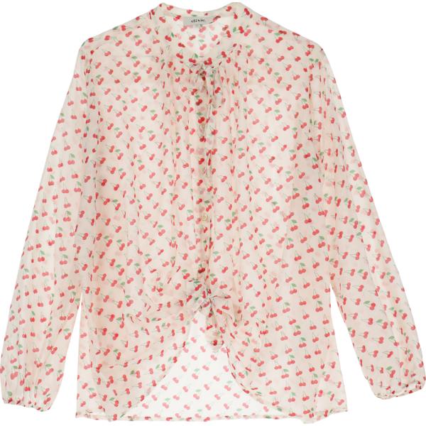 camicie Dixie marrone con stampe