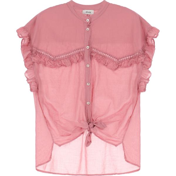camicie a manica corta Dixie rosa
