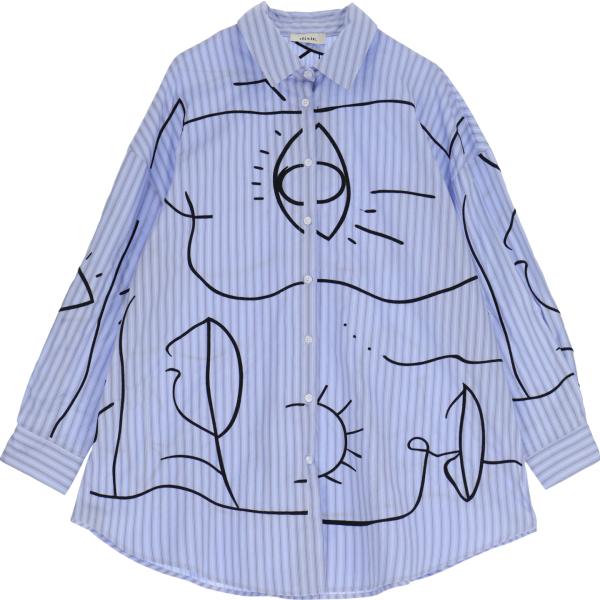 camicie Dixie viola a righe