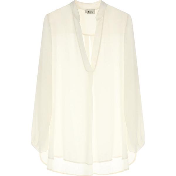 bluse Dixie bianco tinta unita