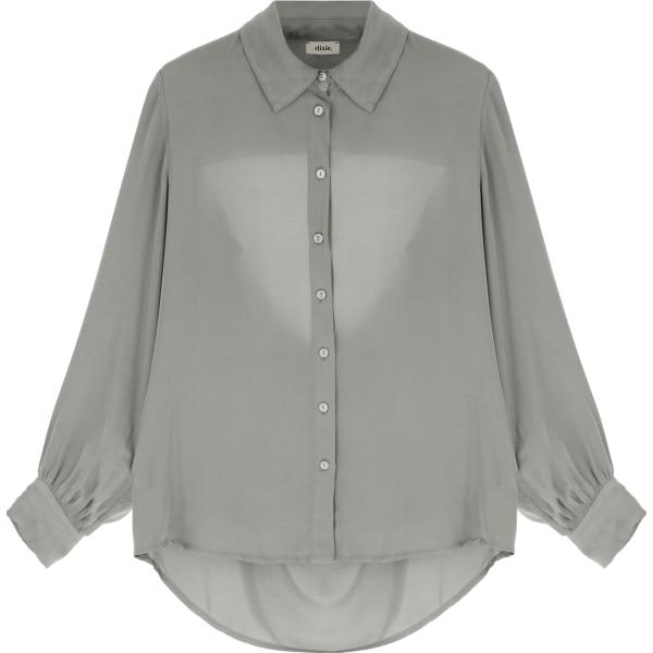 camicie Dixie grigio tinta unita