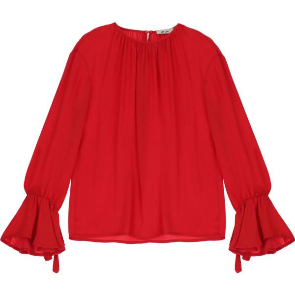 camicie Dixie rosso tinta unita